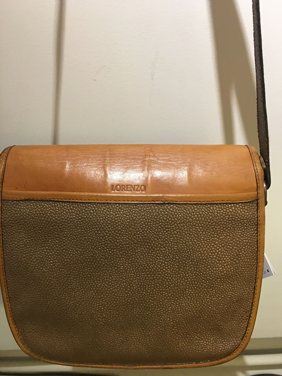 Miniature : Belle besace en cuir 1970/80