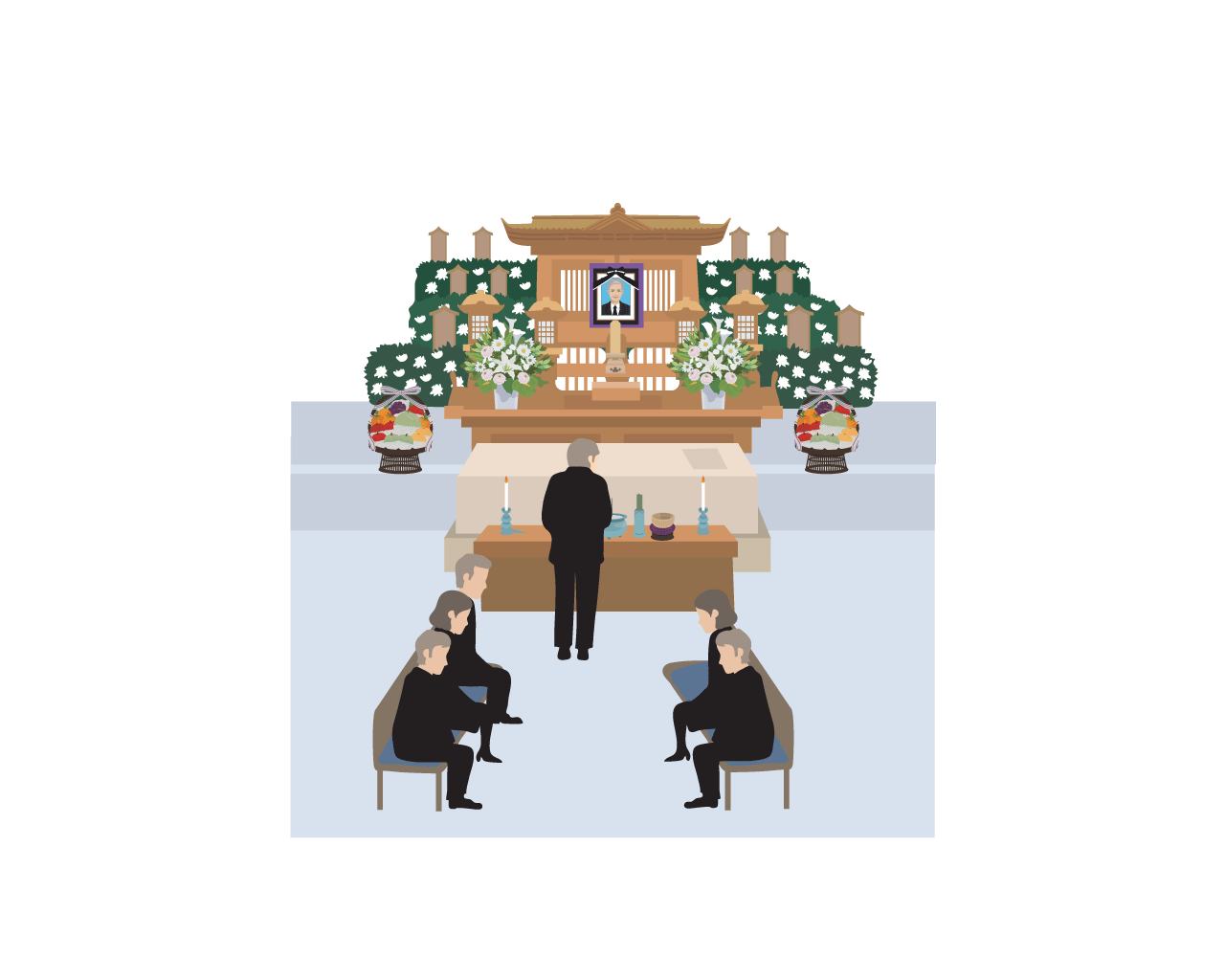 家族葬イラスト.gif