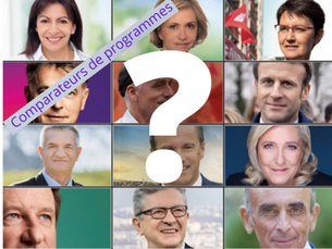 PRESIDENTIELLES J-3 : comparateurs de programmes et éléments de réflexions