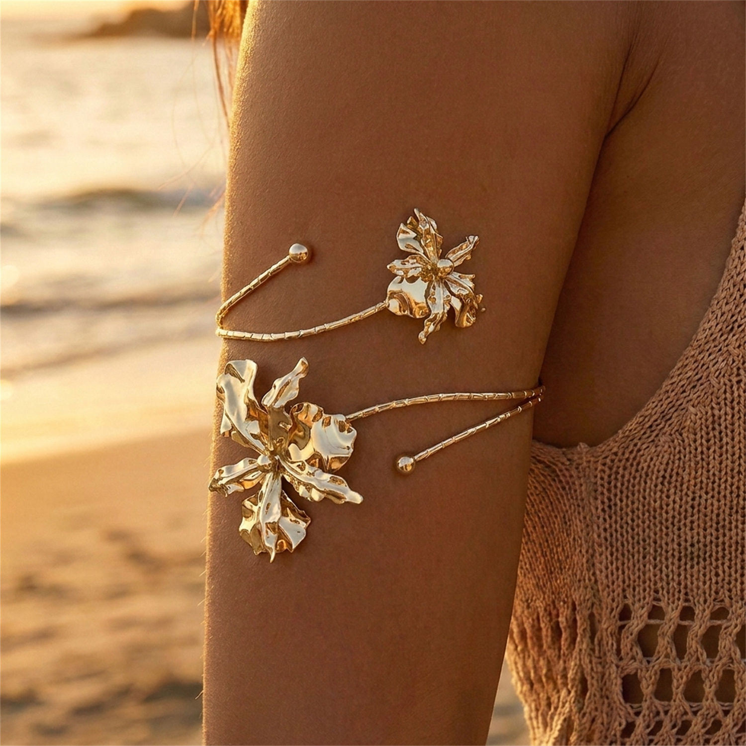 Korvielle Golden Flora Bracelet