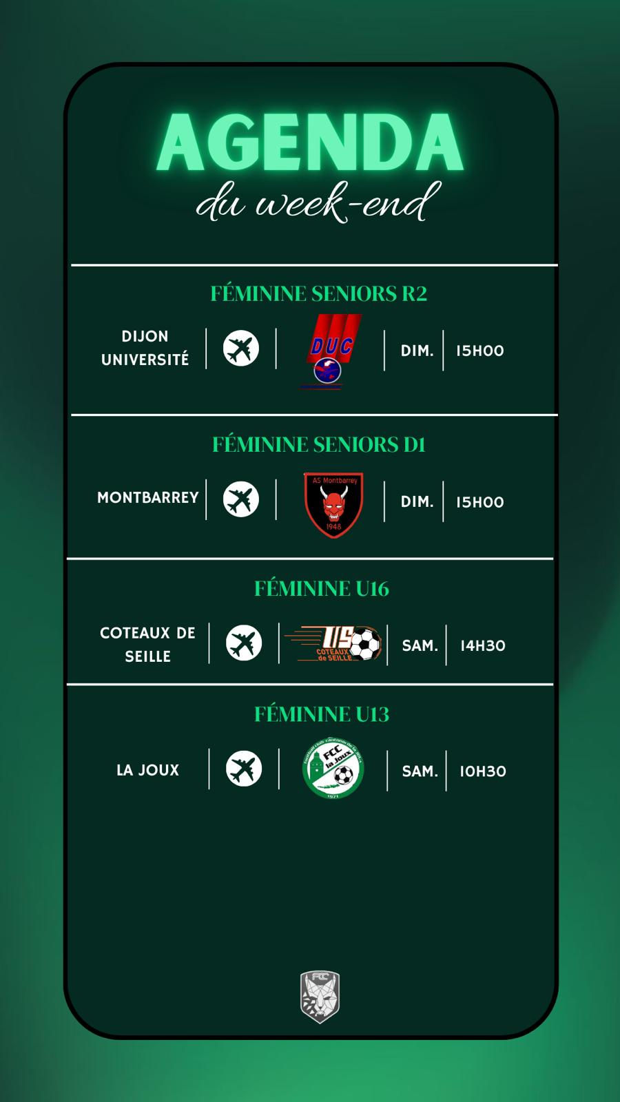   Programme du Week end