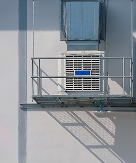 Enfriador evaporativo industrial.