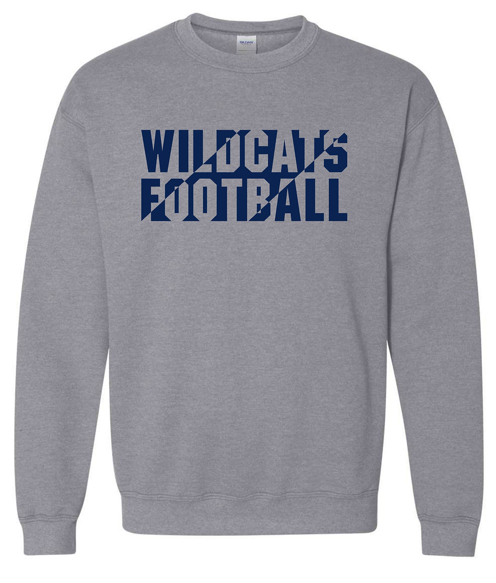 Thumbnail: WR Wildcats Football Crewneck Sweatshirt