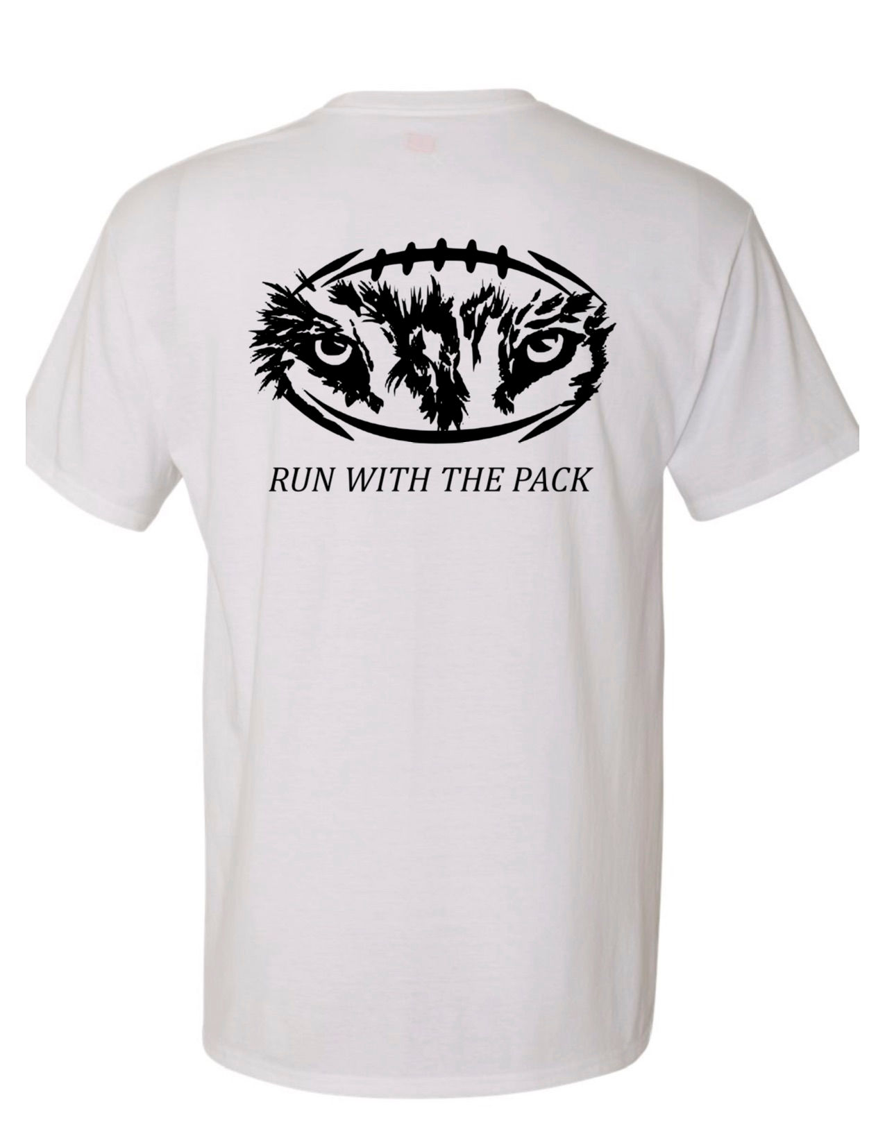 Castaic Football Run with the Pack Tee