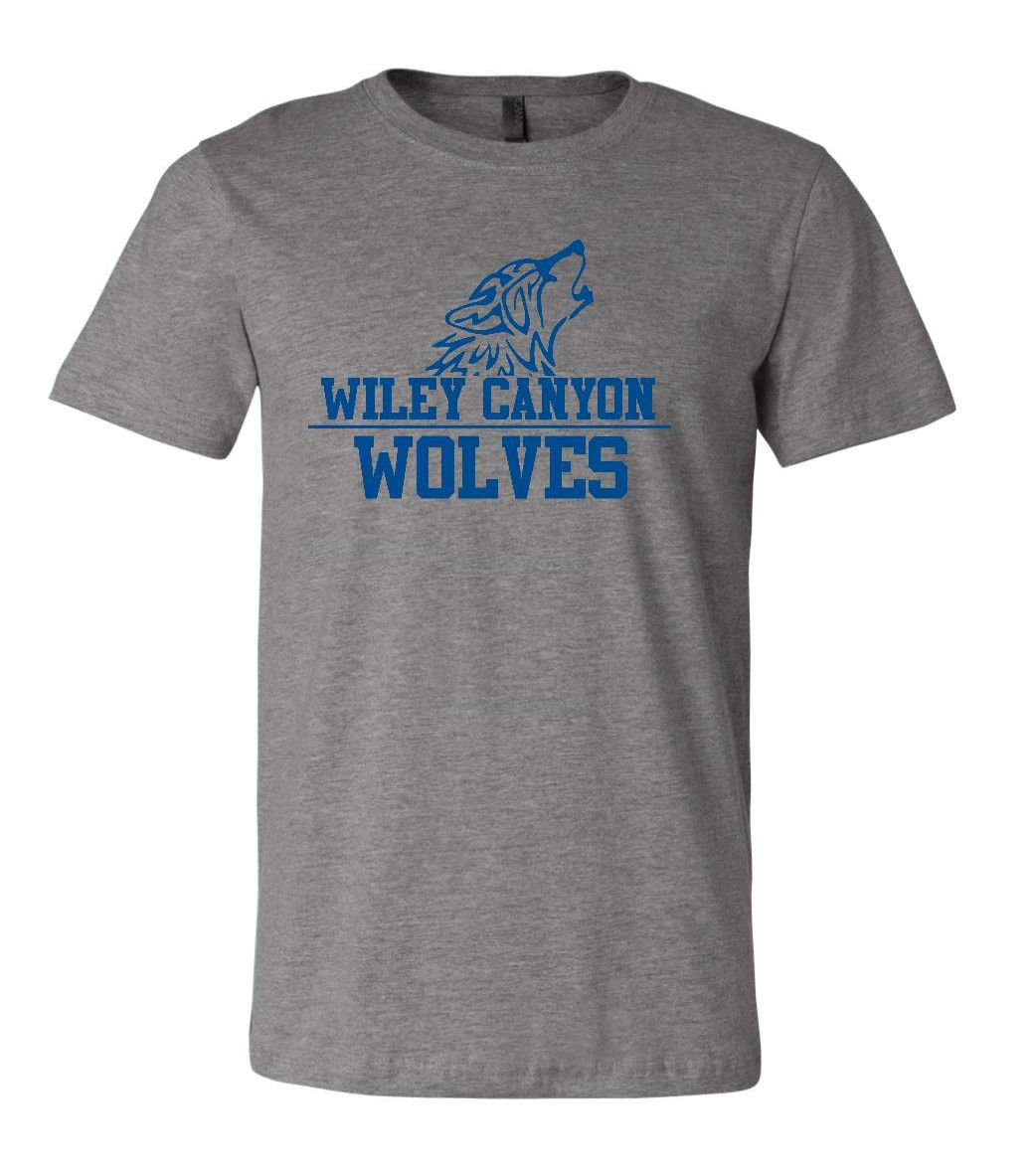 Wiley Canyon Wolves T-Shirt with Wolf Logo