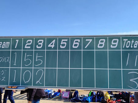 練習試合勝利!!!