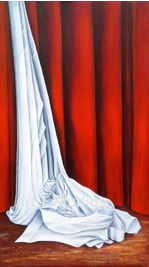 Waiting V. Oil on canvas 92cm x 53cm Mo Enright