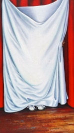 Waiting ll. Oil on canvas 92cm x 53cm Mo Enright