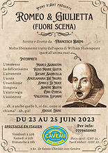 Romeo e Giulietta fuori scena - Locandina Ca veau 23-25 Giugno 2023