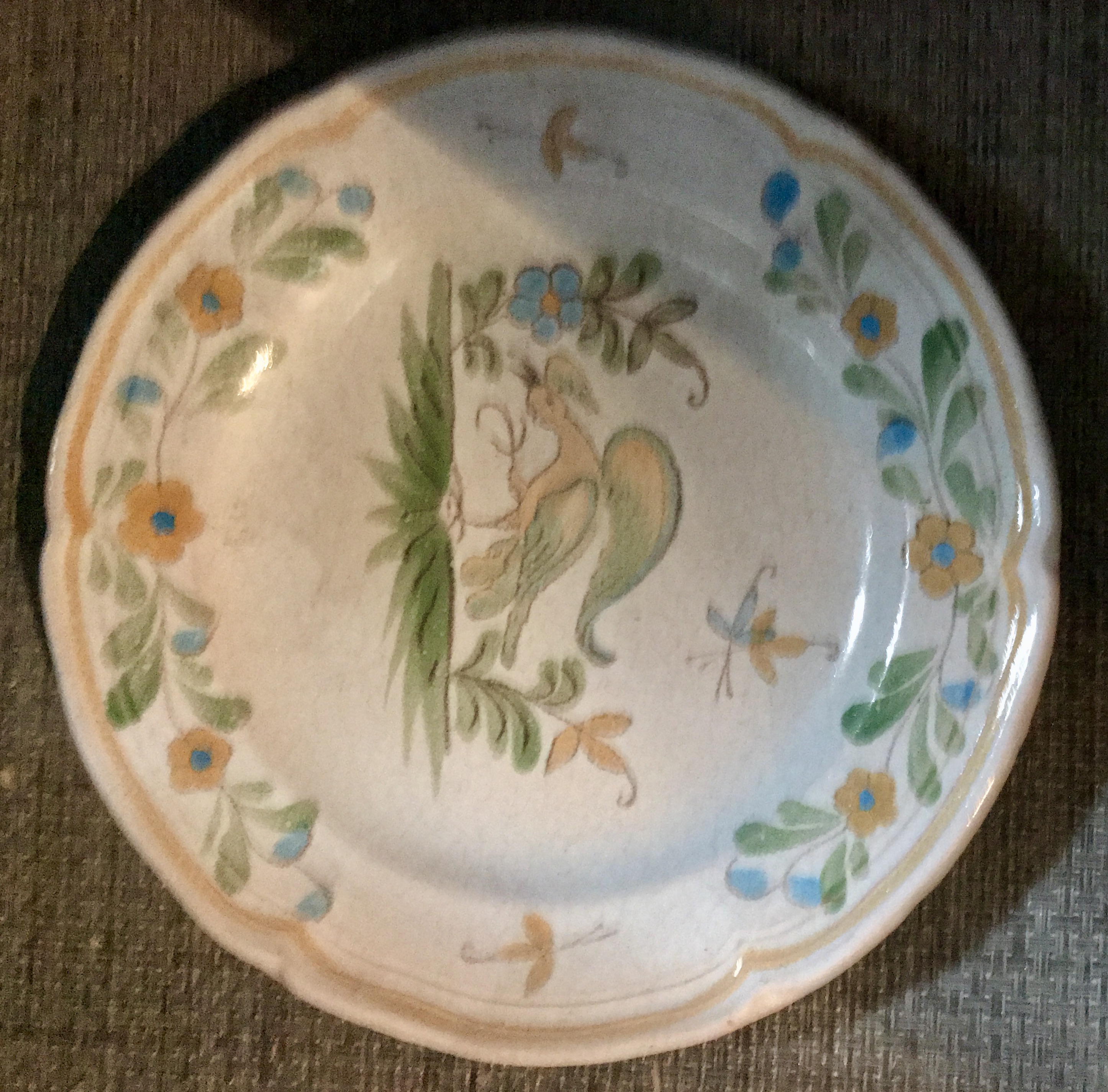 Assiette décorative