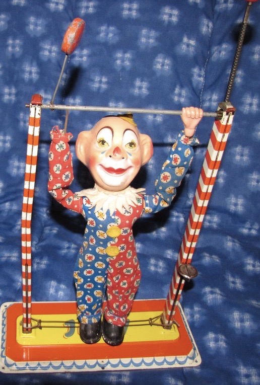 Clown trapéziste automate