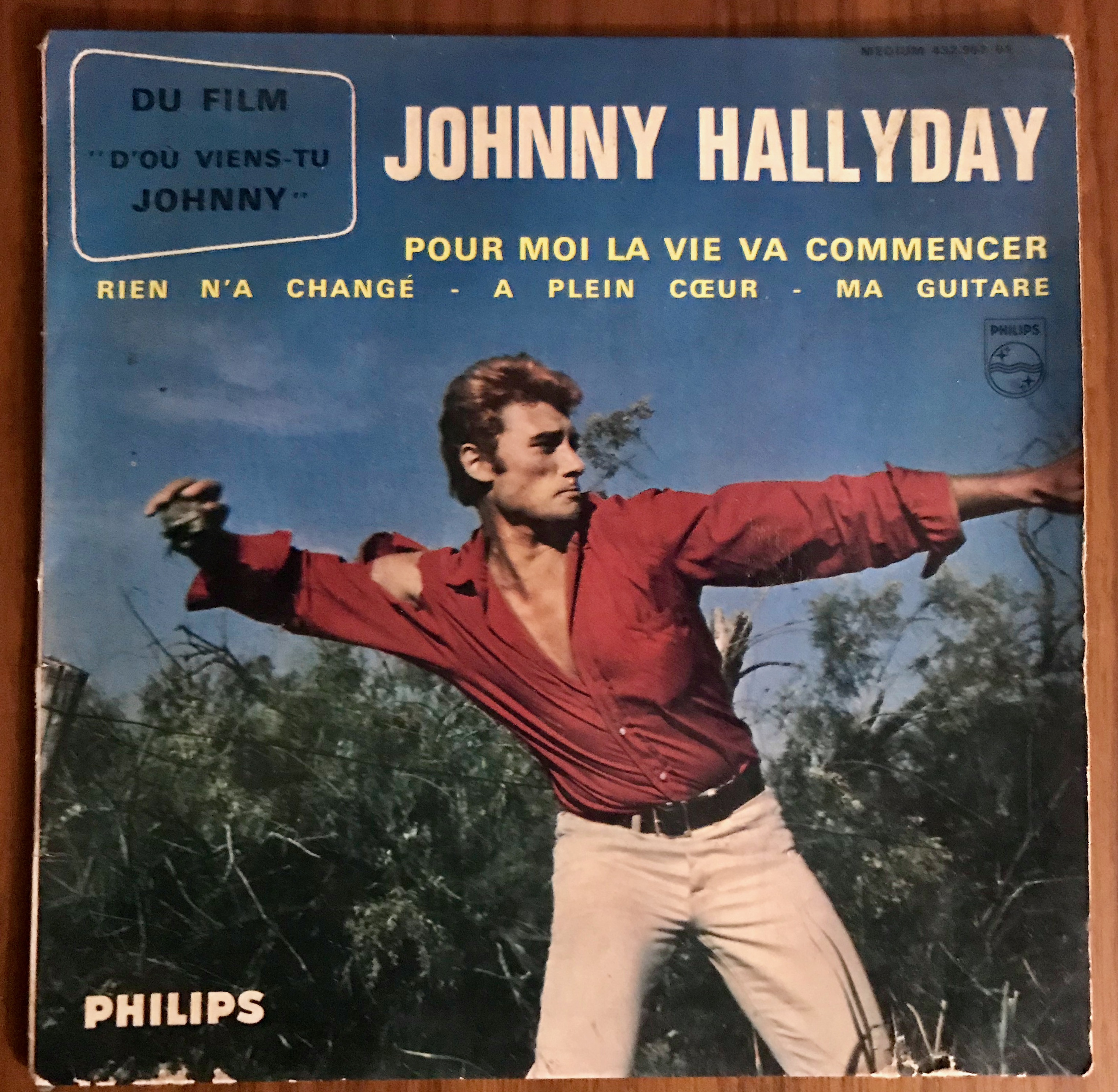Disque vynile Johnny Haliday