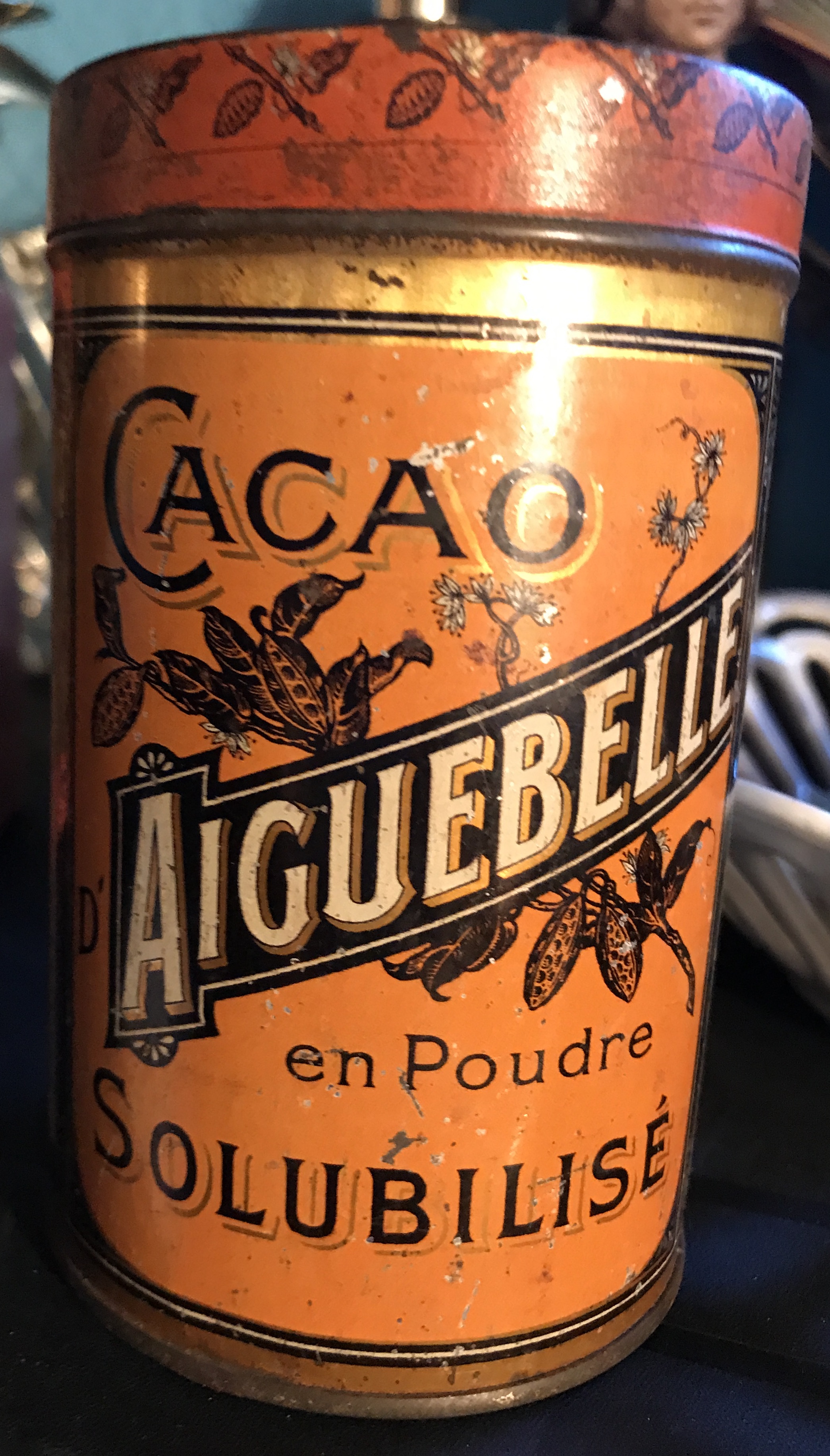 Boite métal cacao