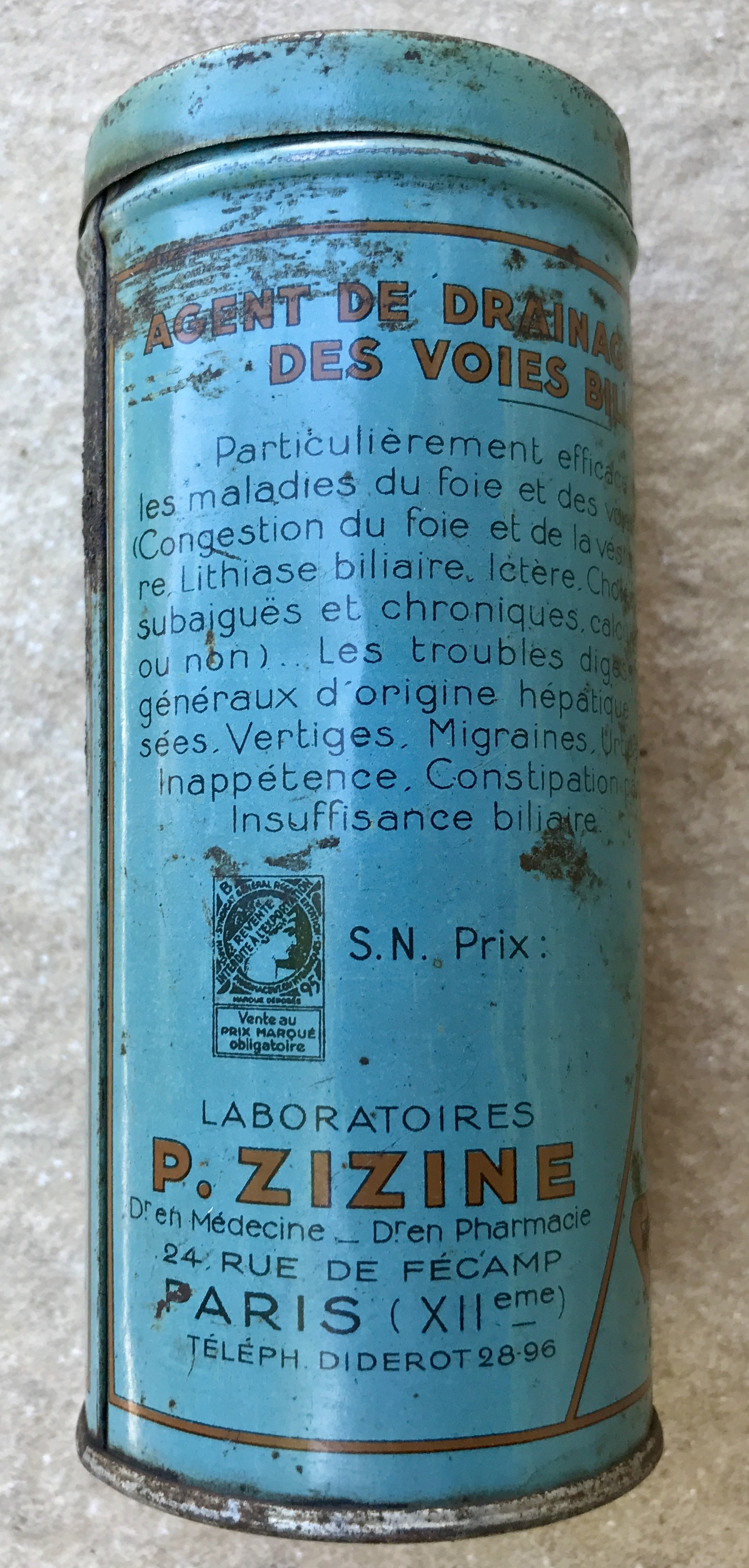 Boite métal Zizine