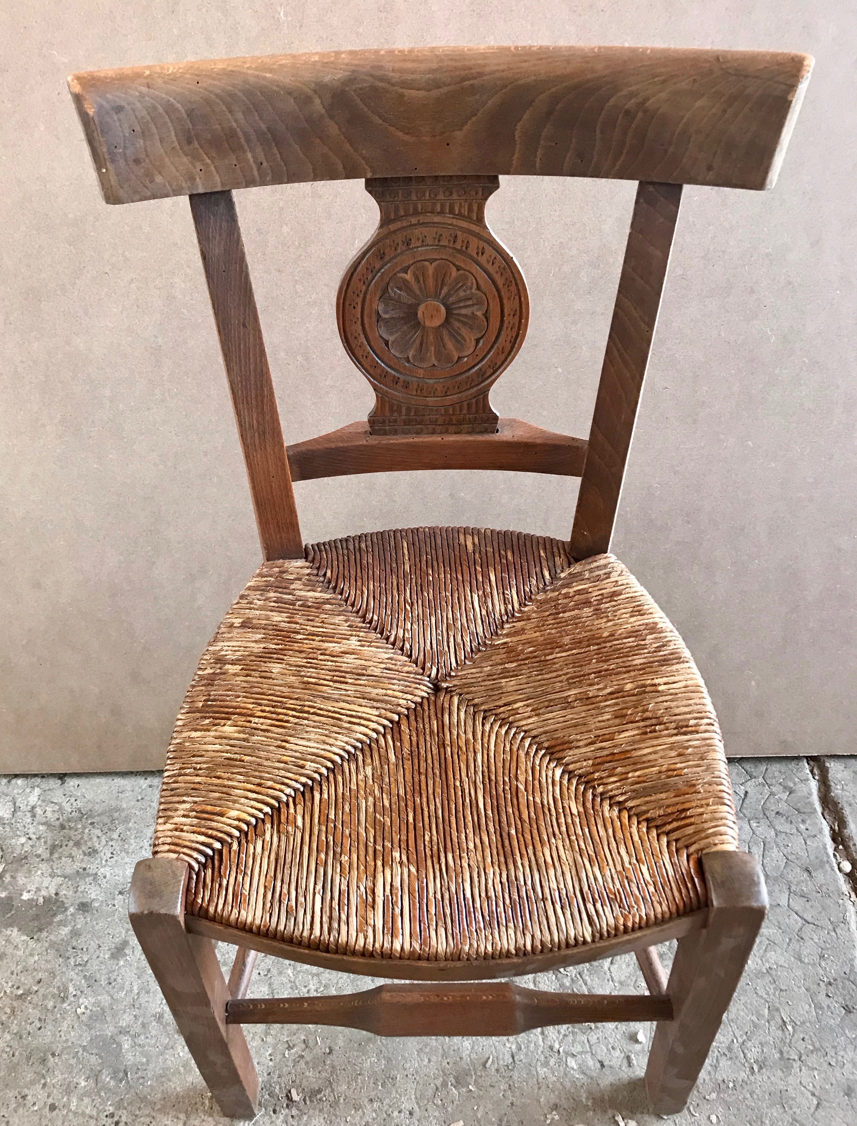 Chaise paille