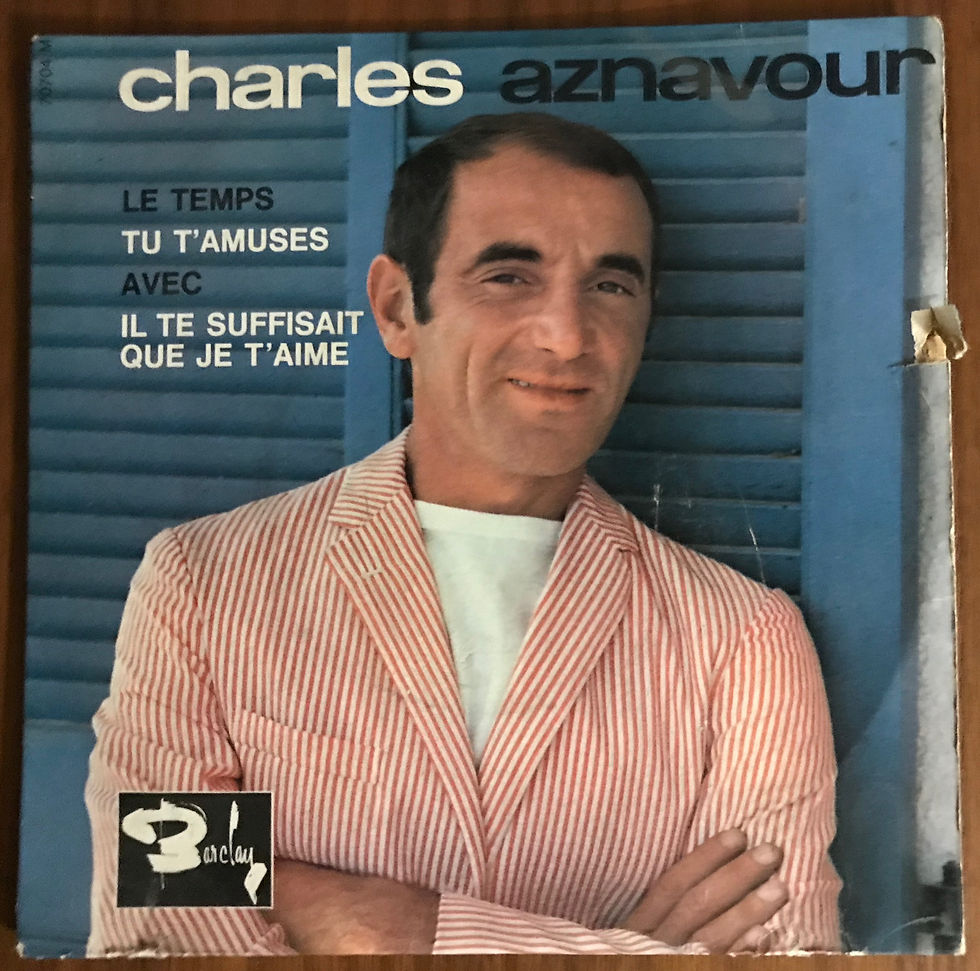 Miniature : Disques vinyles Charles Aznavour