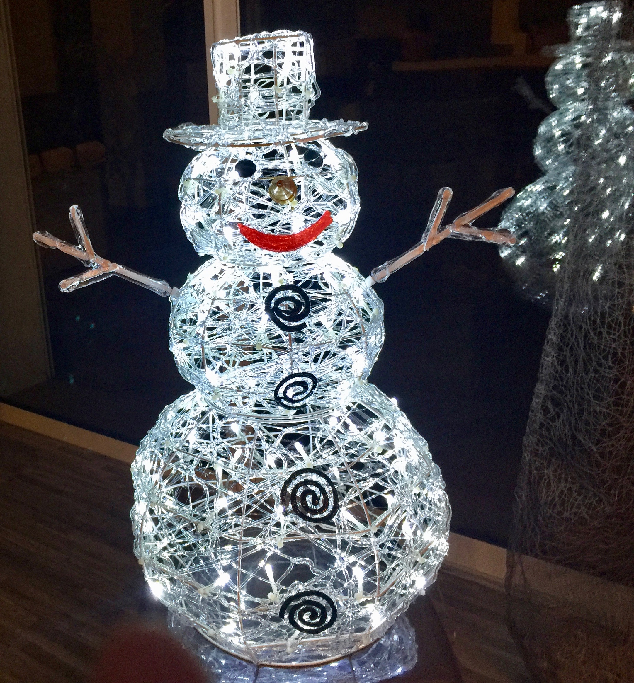 Lampe bonhomme de neige