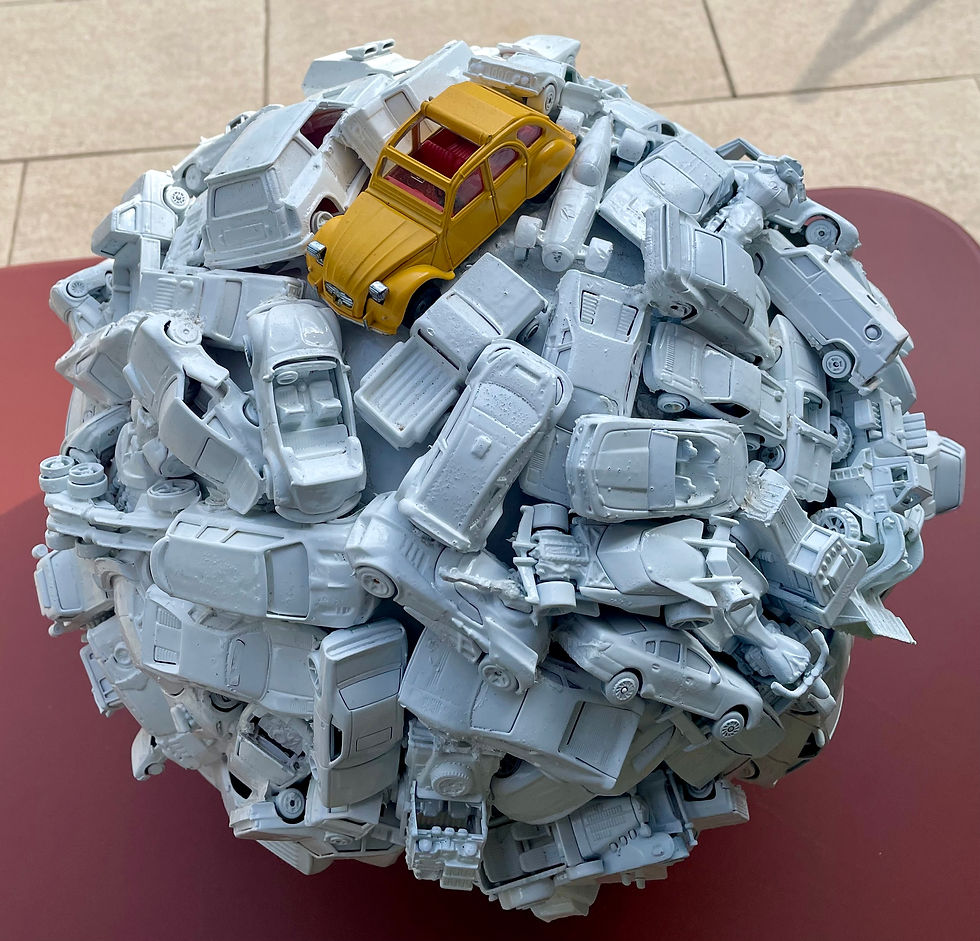 Miniature : Sculpture YD"Embouteillage"