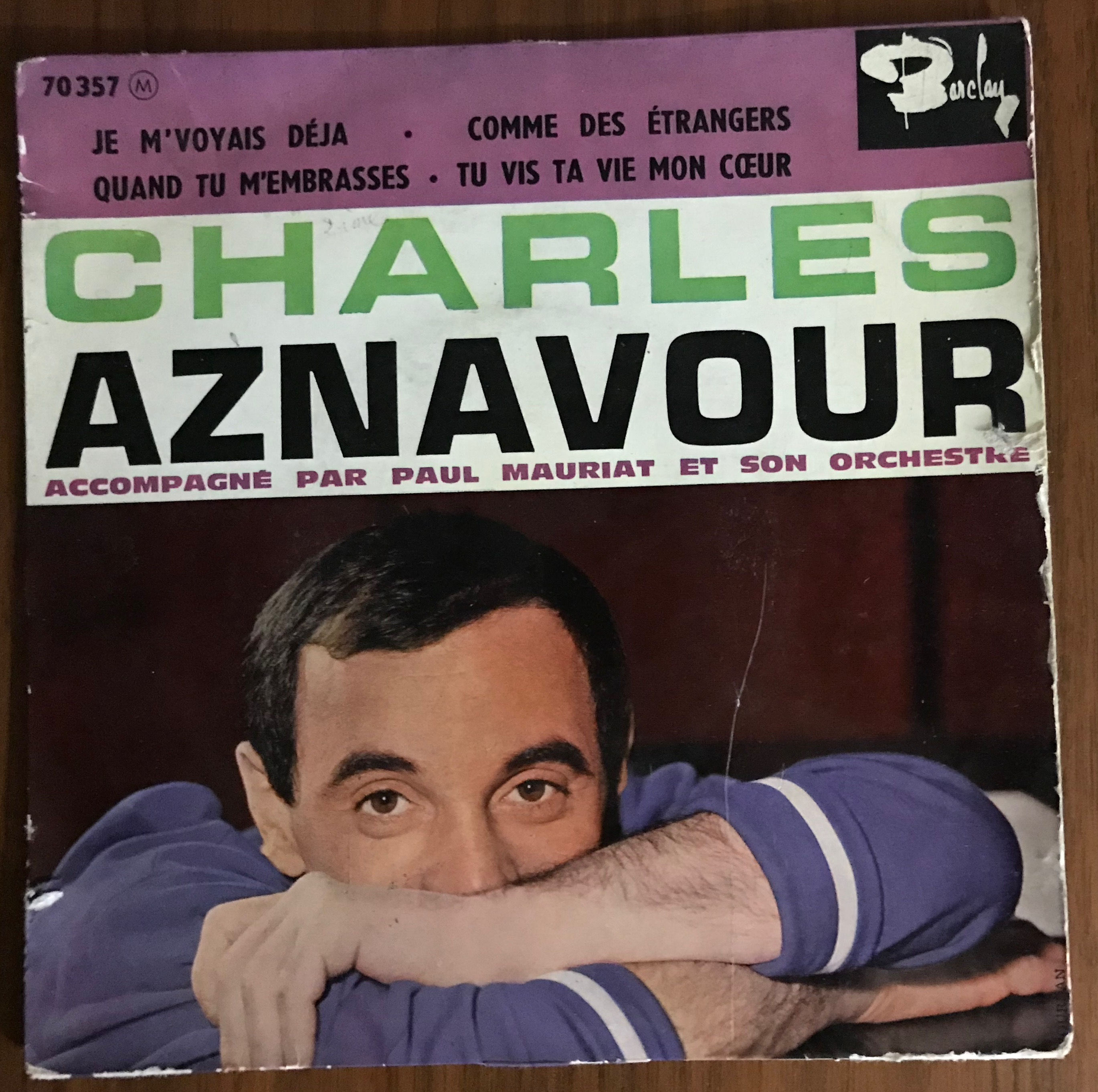 Disques vinyles Charles Aznavour