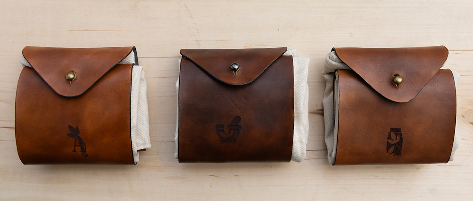 Leather Foraging Pouch