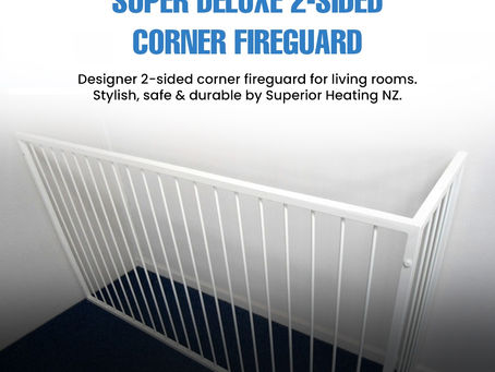 Super Deluxe 2-Sided Corner Fireguard