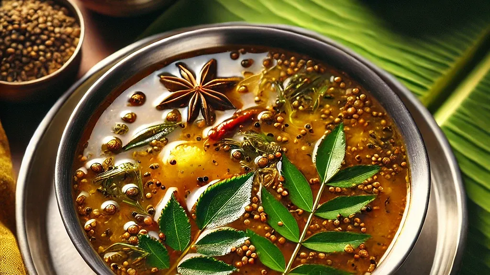 “Rasam: The Ultimate Brahmin Comfort Food—A Taste of Home, Science, and Sattvik Serenity”