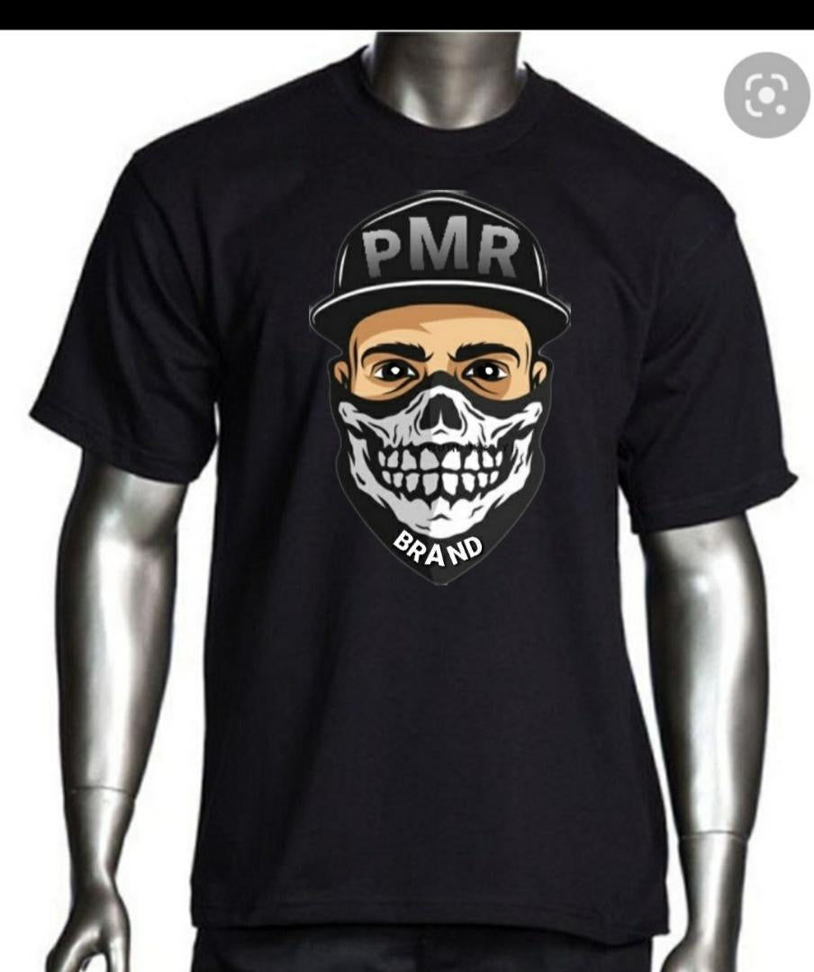 NEW MENS PMR BRAND LOGO TSHIRT