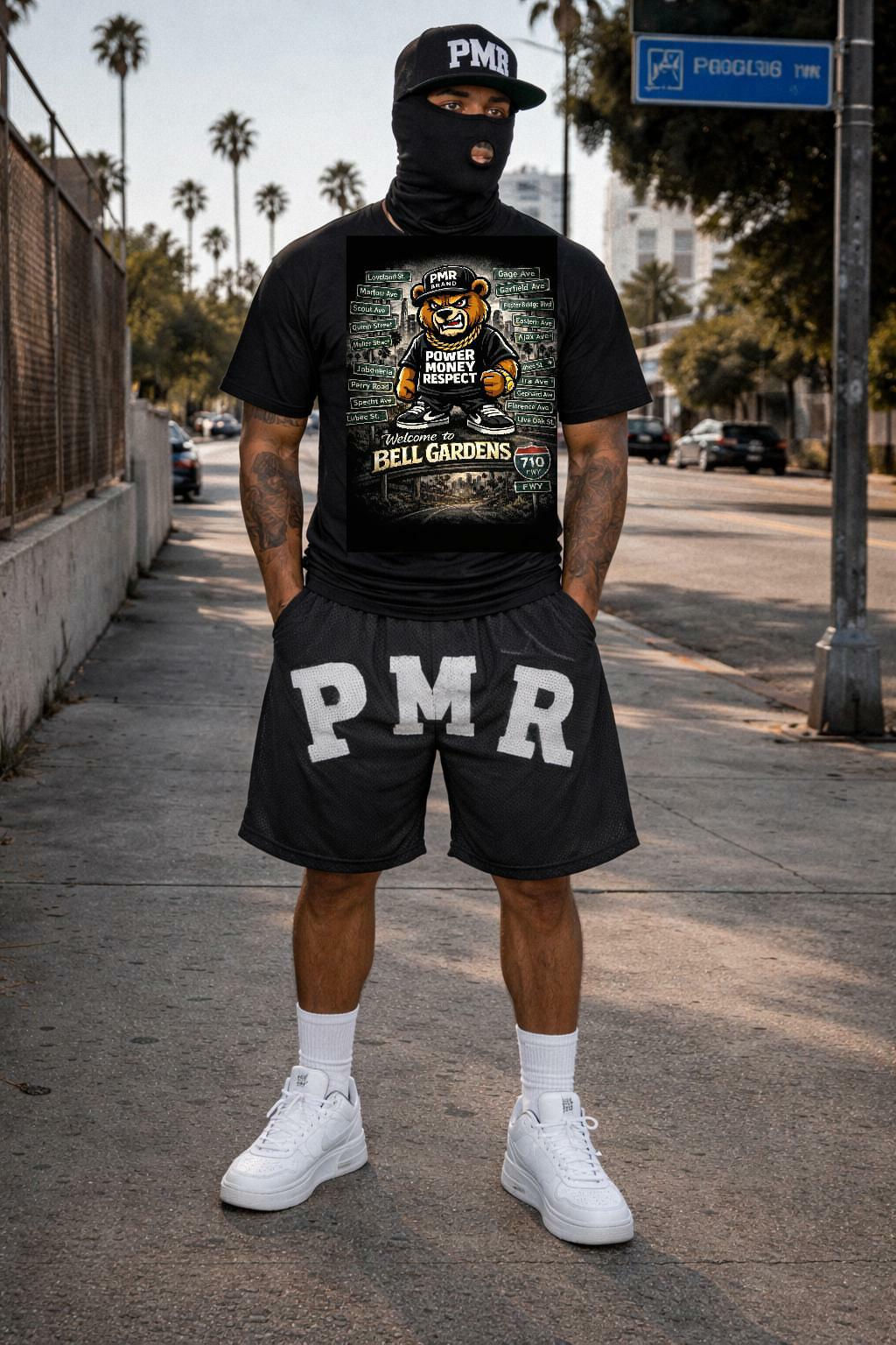 PMR BRAND welcome to bell gardens tshirt