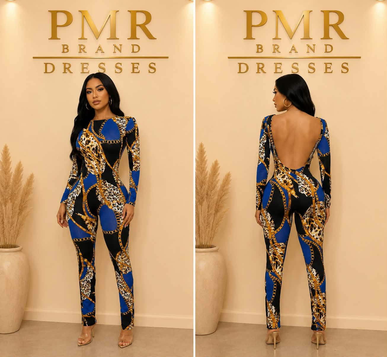 PMR BRAND LONG SLEEVE JUMPSUIT