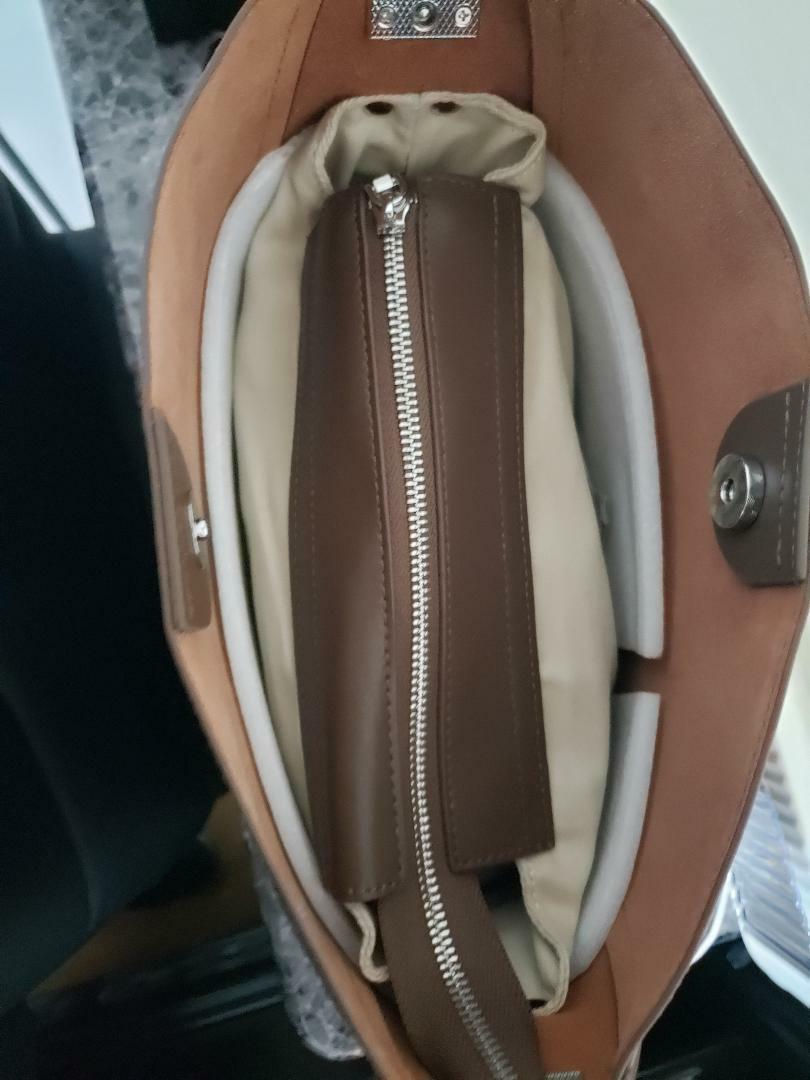 Thumbnail: Women's leather bag crossbody bag ladies shoulder bag PMR