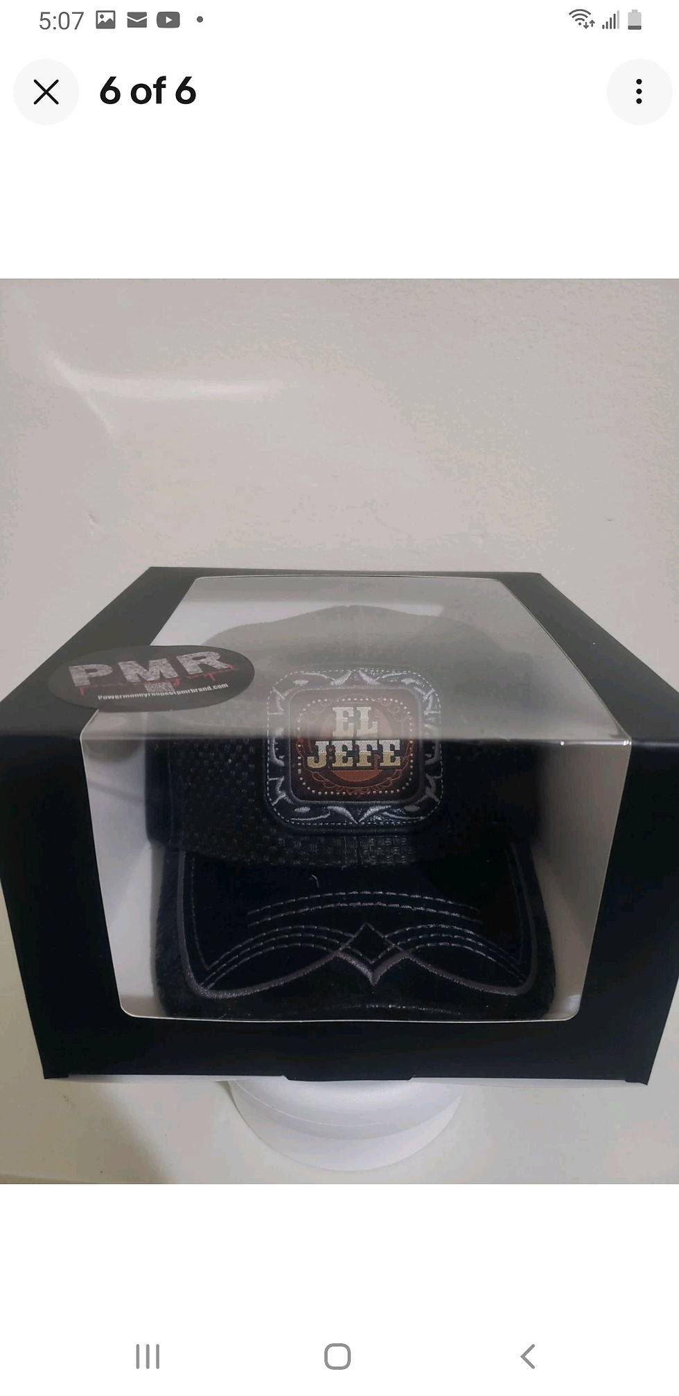 Thumbnail: Trucker hat western style el jefe 