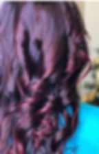 Purple Hair color