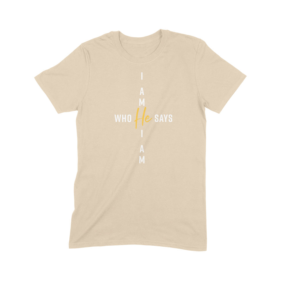 Thumbnail: I Am Who He Says I Am Unisex Tee