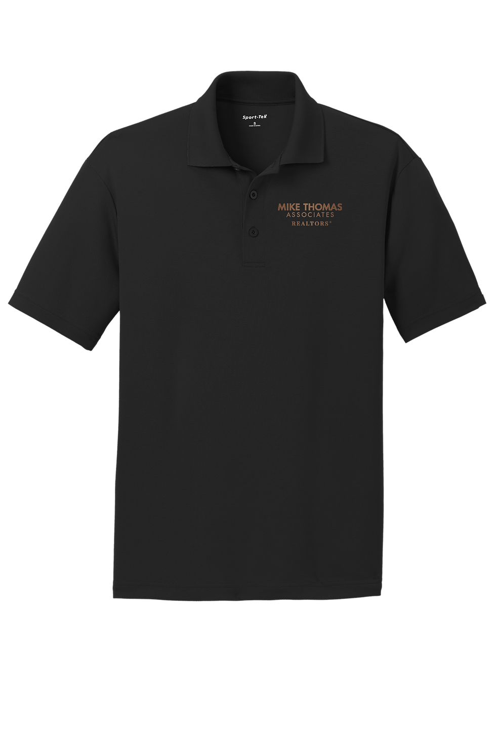 Thumbnail: MENS POLO WITH WORD LOGO EMBROIDERY