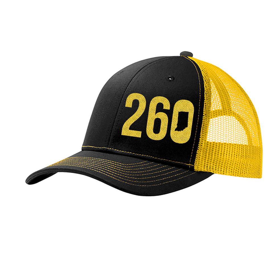 Thumbnail: 260 Cutout Color Mesh Snapback Trucker Cap