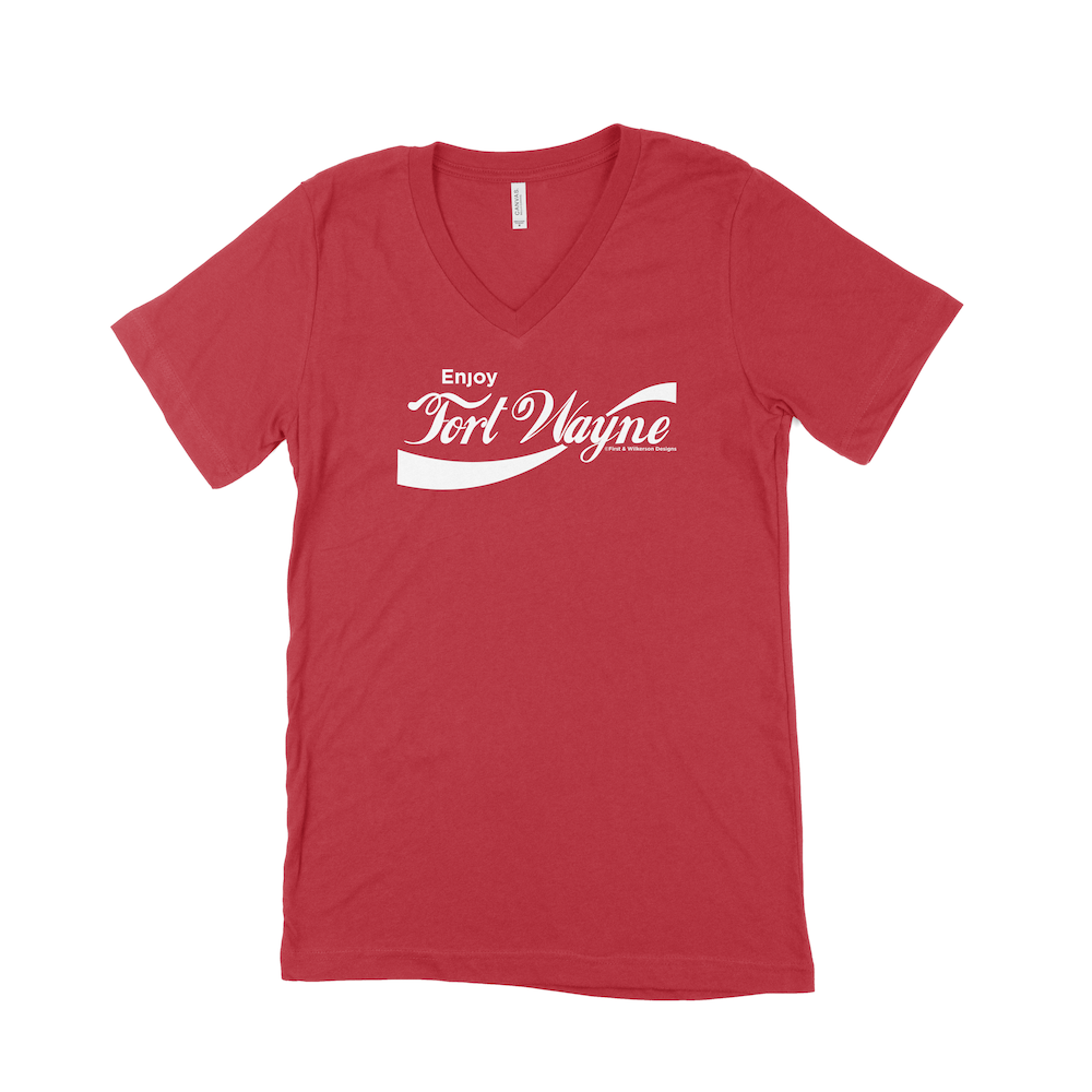 Fort Cola Unisex V-Neck Tee