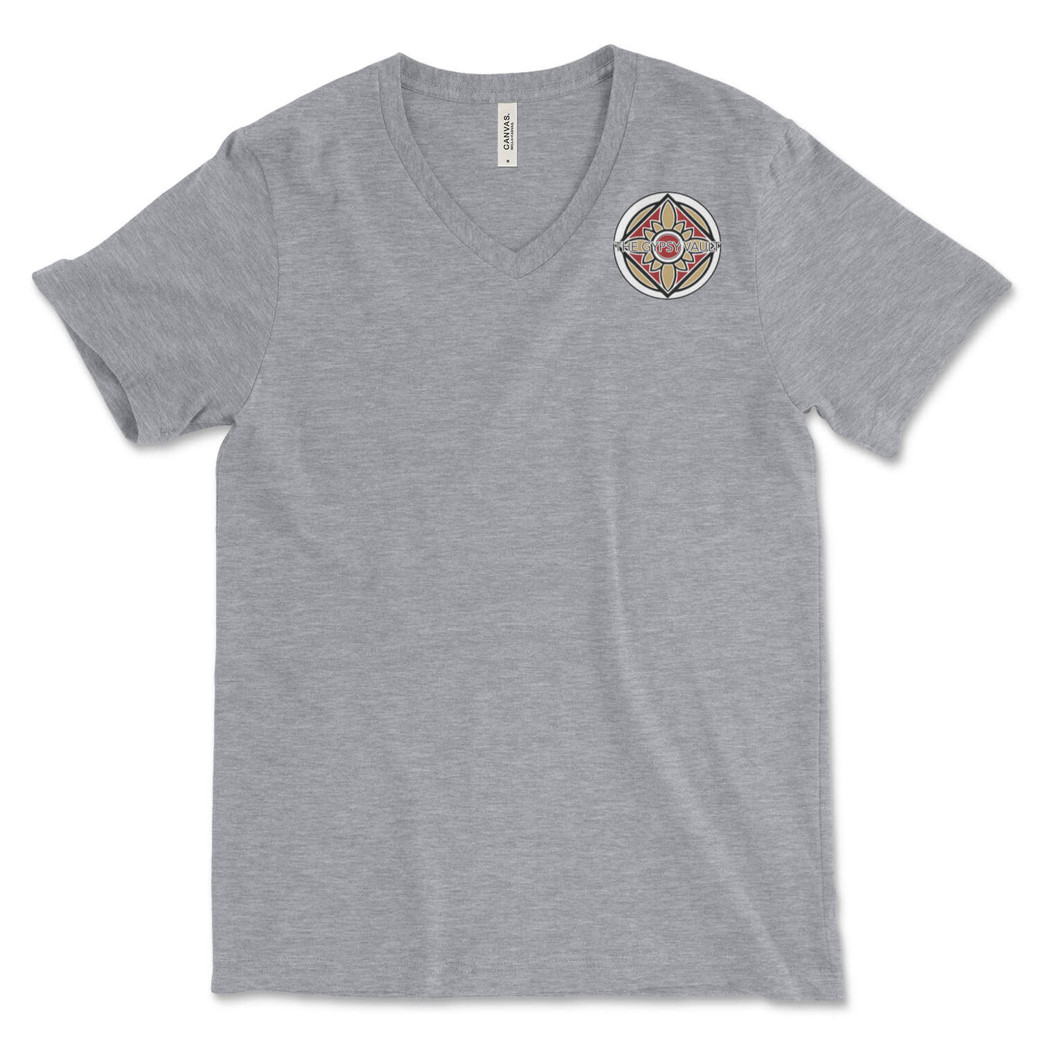 Gypsy Gold V-Neck Tee left chest logo
