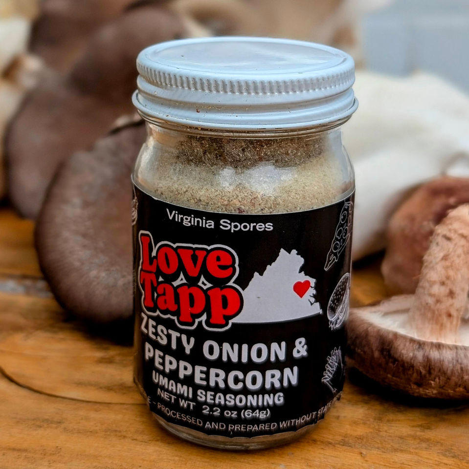 Love Tapp country comfort umami seasoning in 2.2 oz glass jar`