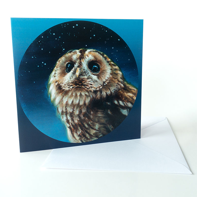 Thumbnail: Novae - Tawny Owl Greeting Card
