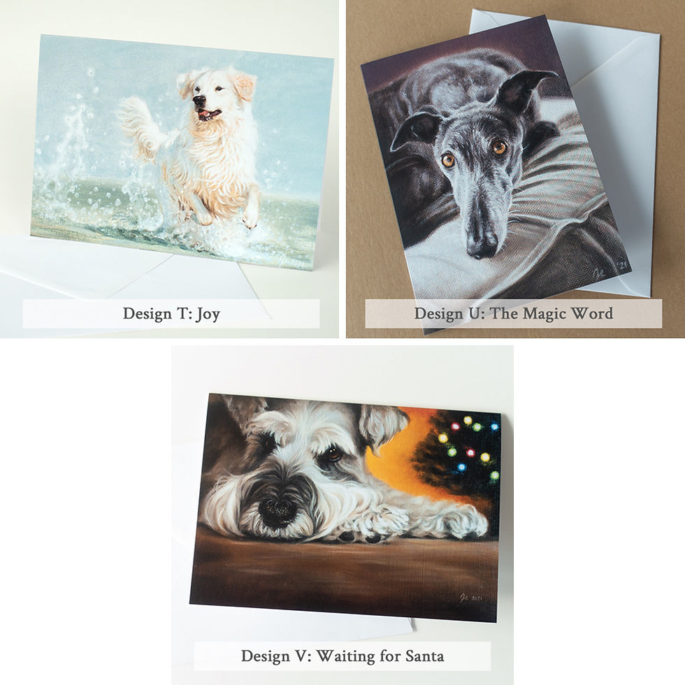 Thumbnail: Set of Any 4 Greeting Cards - Your Choice