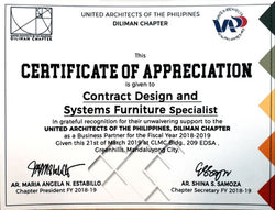 UAP Certificate of Appreciation