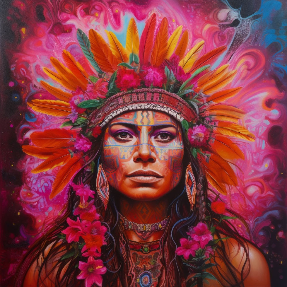Caro.Arteia_indigenous_portrait_shot_fluorescent_pink_and_ora_37c90f79-c44a-47f6-983a-42e426af02f2_1