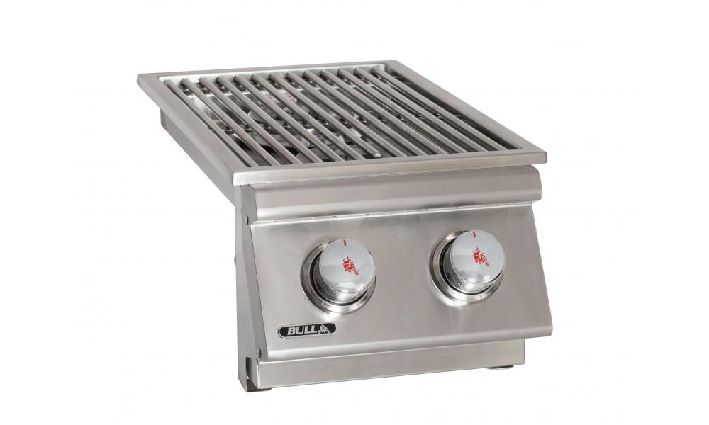 BULL Built-in Double Side Burner - 30,000 BTU's - Slide In Design
