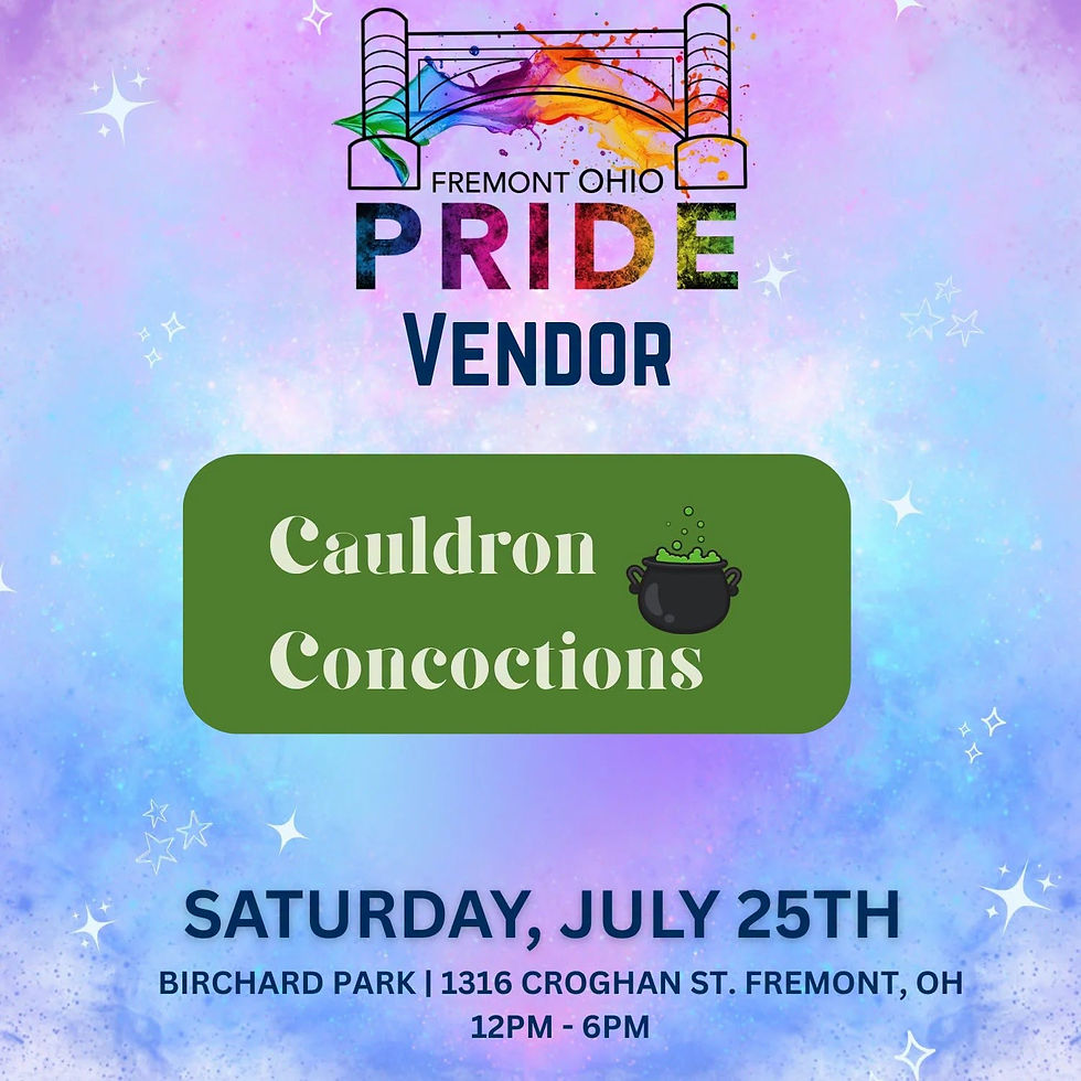 2026 Festival Vendor - Cauldron Concoctions