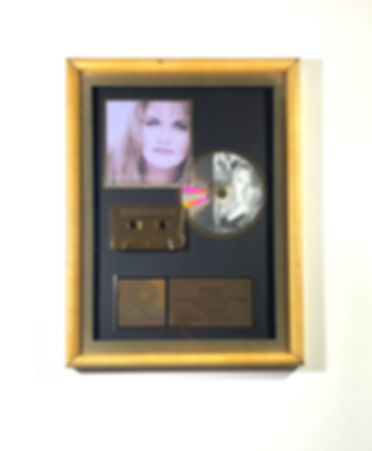 Trisha Yearwood Gold Record Award
