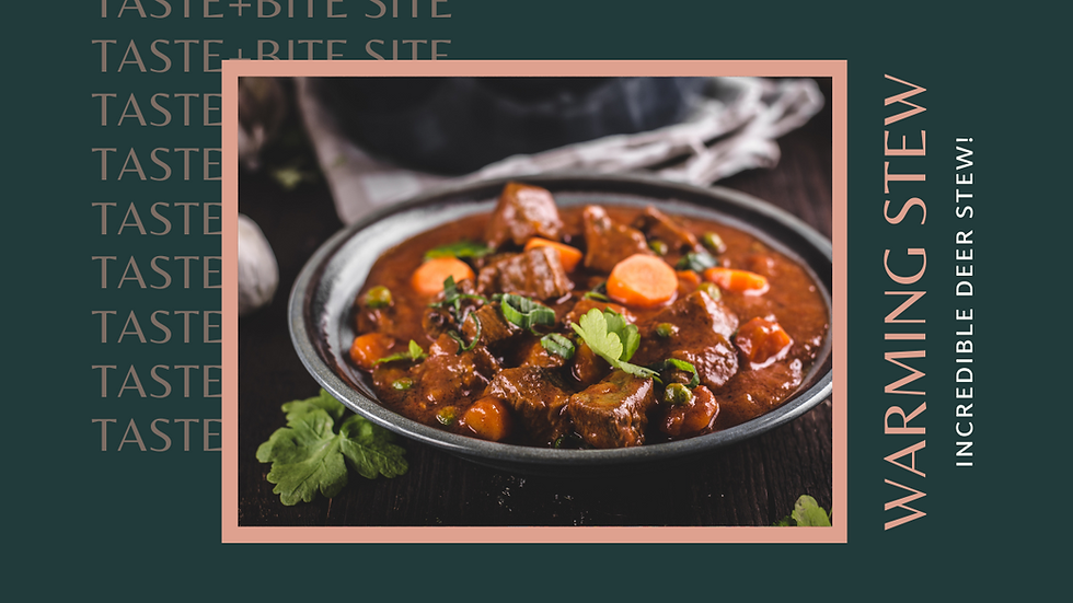 Warming Deer or Beef Stew