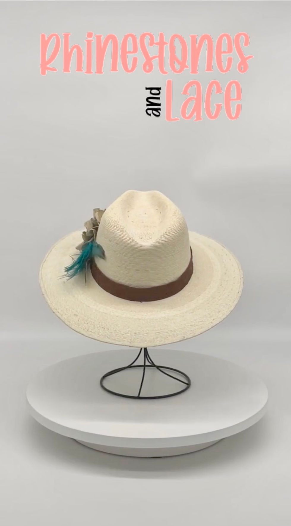 Thumbnail: Donna Marie Cream/Teal Hat