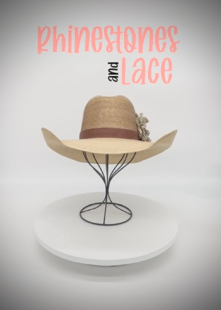 Thumbnail: Donna Marie  Hat Cream w/Teal