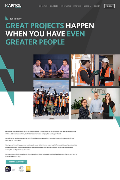 Kapitol Group's new website