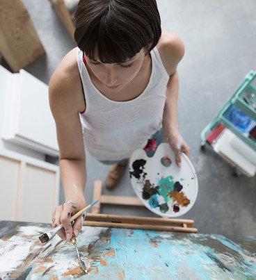 Woman Painting